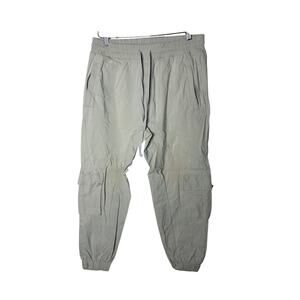Thom Krom Grey Nylon Stretch Ripstop Cargo Pants sz L